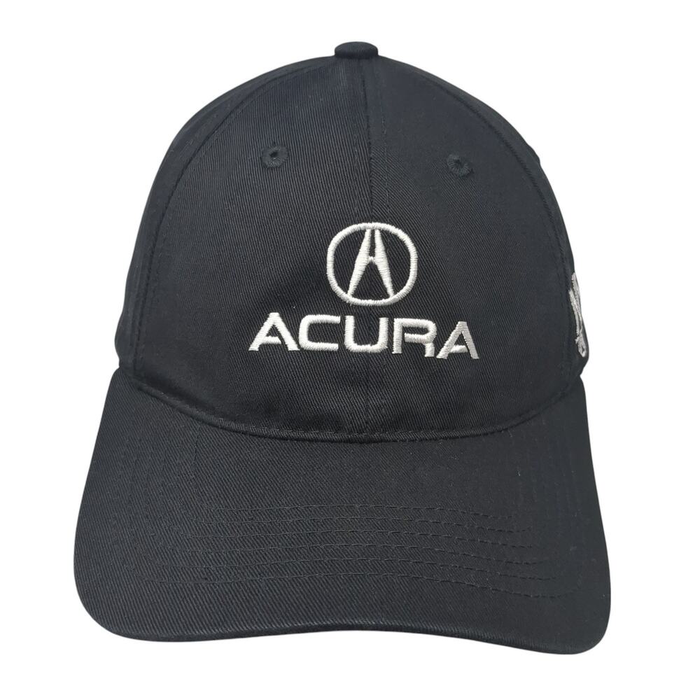 Acura Slideback Hat Black One Size Adjustable Embroidered Mungenast